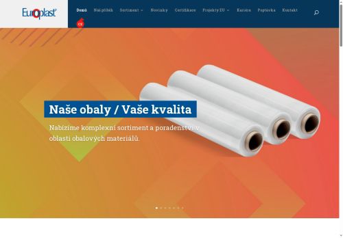 Webové stránky E U R O P L A S T, s.r.o., Opatovice I