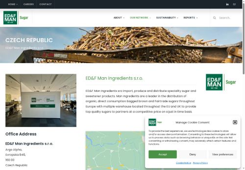 E D & F Man Ingredients s.r.o. nabízí práci na pozici Účetní – specialista finančního kontrollingu v obci Praha