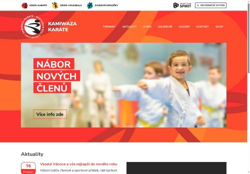 Zobrazit webové stránky Kamiwaza karate