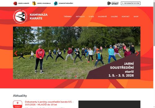 Zobrazit webové stránky Kamiwaza karate