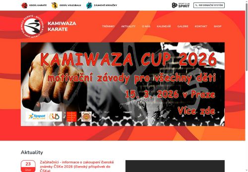 Zobrazit webové stránky Kamiwaza karate