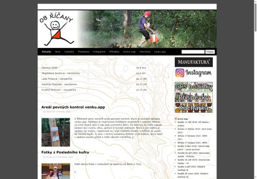 Zobrazit webové stránky Oddíl orientačního běhu Říčany