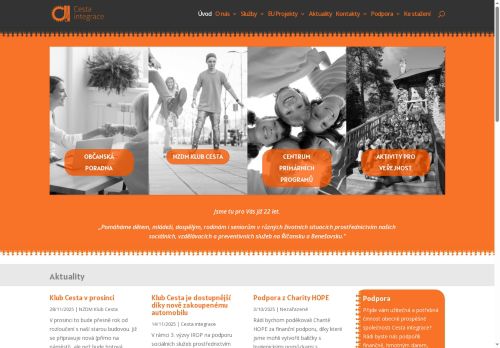 Zobrazit webové stránky Cesta integrace o.p.s
