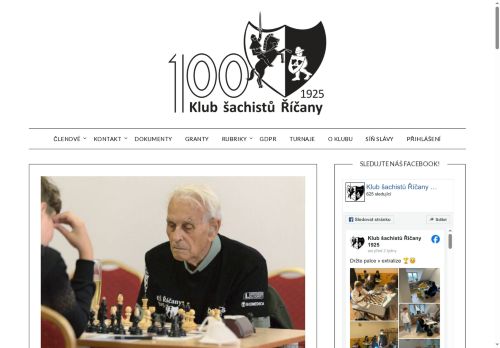Zobrazit webové stránky Klub šachistů Říčany
