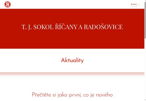 Zobrazit webové stránky TJ Sokol Říčany