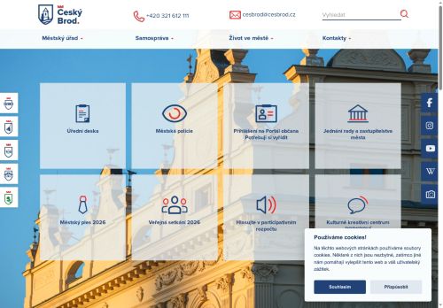 Zobrazit webové stránky Městský úřad Český Brod