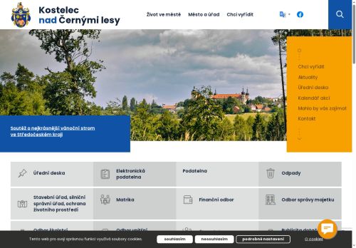 Zobrazit webové stránky Městský úřad Kostelec nad Černými lesy