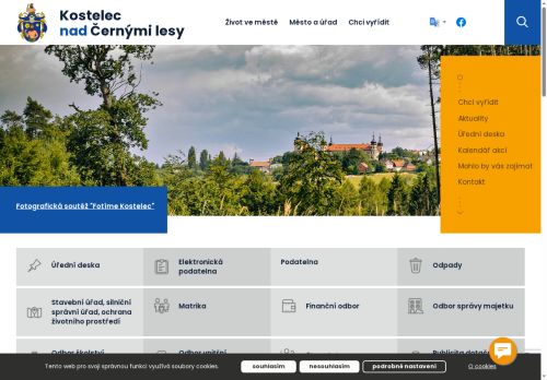 Zobrazit webové stránky Městský úřad Kostelec nad Černými lesy