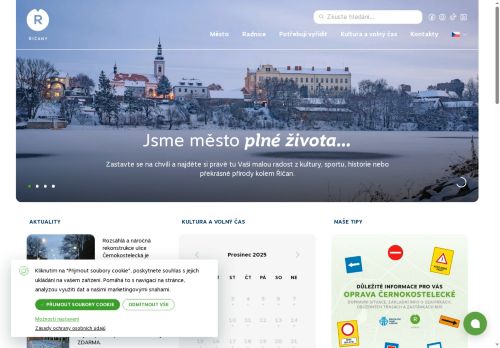 Zobrazit webové stránky Městský úřad Říčany