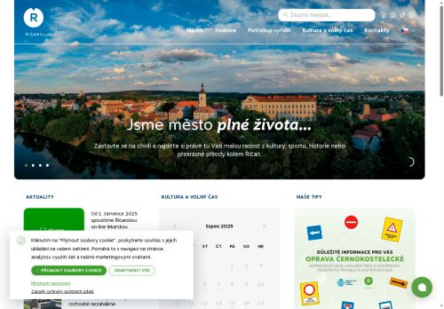 Zobrazit webové stránky Městský úřad Říčany