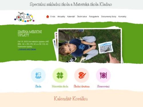 Speciální základní škola a Mateřská škola Korálek