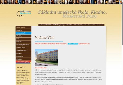 Zobrazit webové stránky Základní umělecká škola Moskevská
