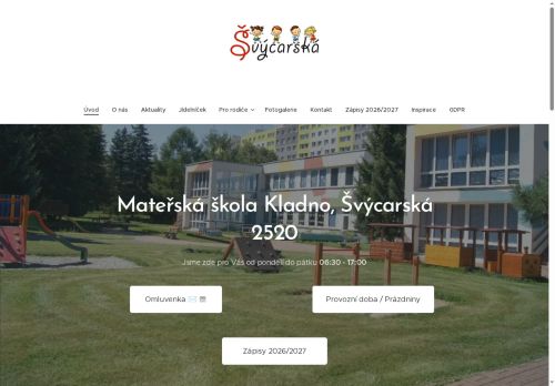 Zobrazit webové stránky Mateřská škola Kladno Švýcarská
