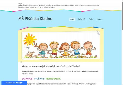 Zobrazit webové stránky Mateřská škola Píšťalka