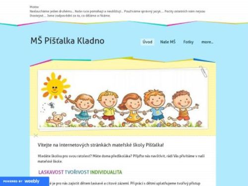 Mateřská škola Píšťalka