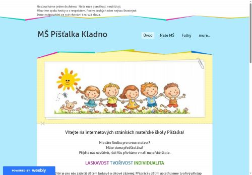 Zobrazit webové stránky Mateřská škola Píšťalka