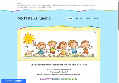 Zobrazit webové stránky Mateřská škola Píšťalka