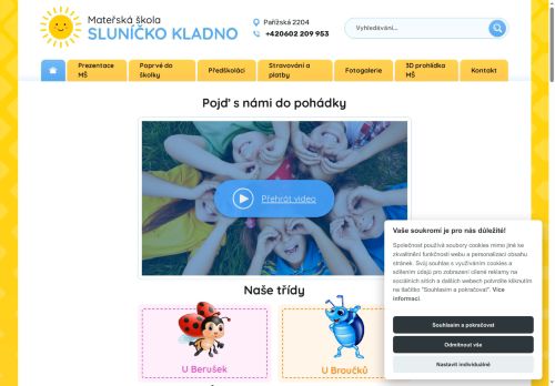 Zobrazit webové stránky Mateřská škola Sluníčko