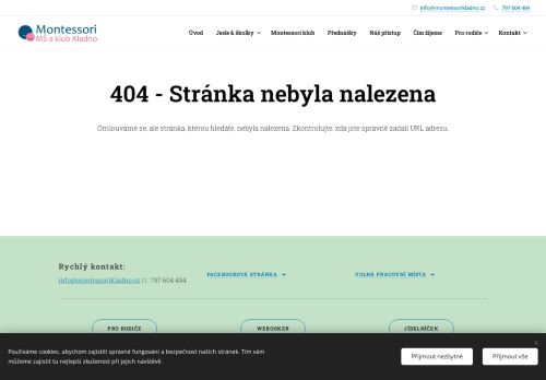 Zobrazit webové stránky Montessori mateřská škola a klub Kladno, z. s.