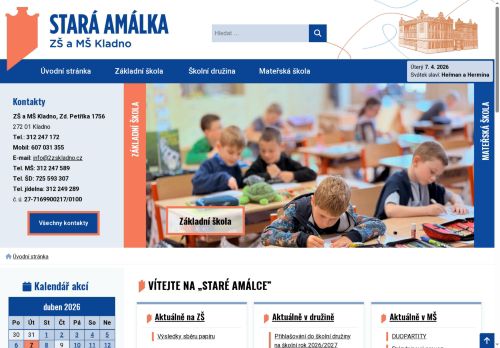 Zobrazit webové stránky Základní a mateřská škola 