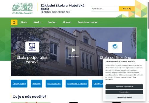 Zobrazit webové stránky Základní škola a Mateřská škola Doberská