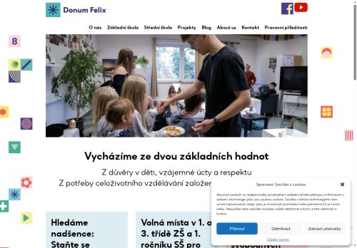 Zobrazit webové stránky Základní škola a Střední škola Donum Felix s.r.o.