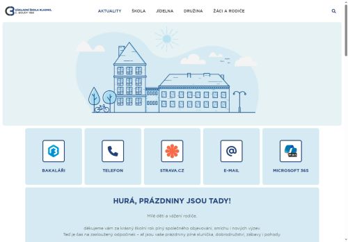 Zobrazit webové stránky Základní škola Kladno C. Boudy
