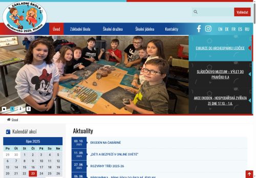 Zobrazit webové stránky Základní škola Moskevská
