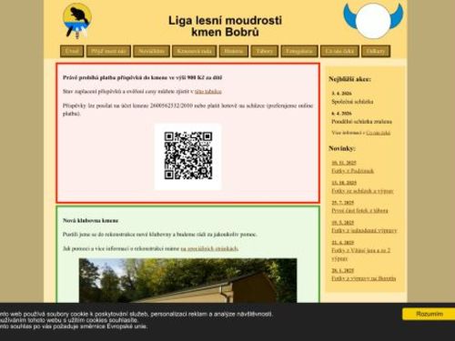 Liga lesní moudrosti kmen Bobrů