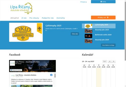 Zobrazit webové stránky Skautské středisko Lípa Říčany