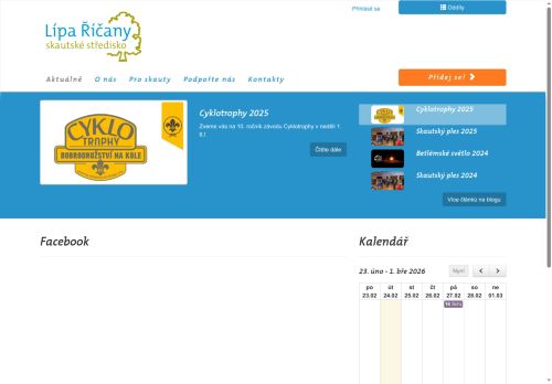 Zobrazit webové stránky Skautské středisko Lípa Říčany