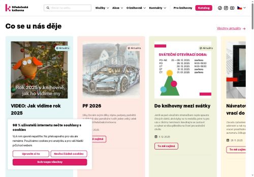 Zobrazit webové stránky Středočeská vědecká knihovna v Kladně