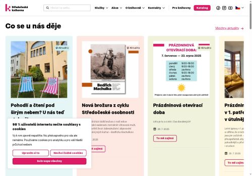 Zobrazit webové stránky Středočeská vědecká knihovna v Kladně