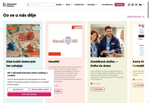 Zobrazit webové stránky Středočeská vědecká knihovna v Kladně