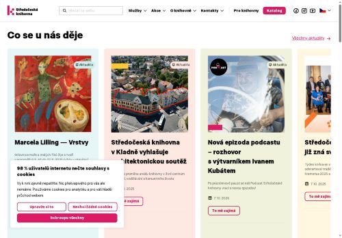 Zobrazit webové stránky Středočeská vědecká knihovna v Kladně