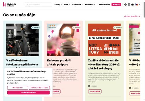 Zobrazit webové stránky Středočeská vědecká knihovna v Kladně