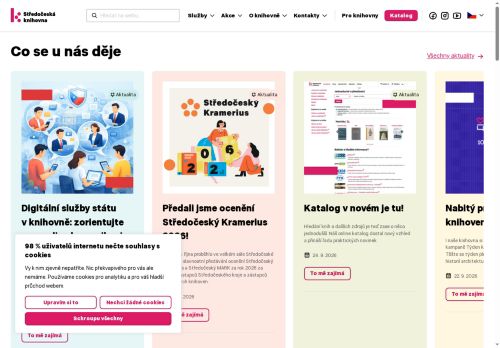 Zobrazit webové stránky Středočeská vědecká knihovna v Kladně