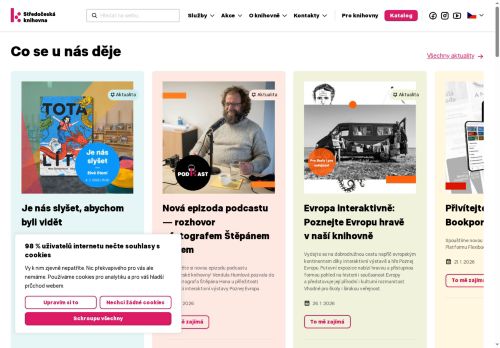 Zobrazit webové stránky Středočeská vědecká knihovna v Kladně