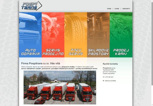 Pospitrans s.r.o. nabízí práci na pozici Řidiči tahačů v obci Tuchlovice