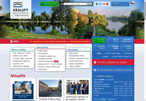 Zobrazit webové stránky Městský úřad Kralupy nad Vltavou