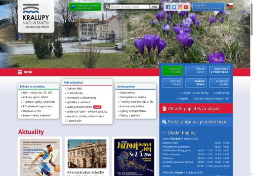 Zobrazit webové stránky Městský úřad Kralupy nad Vltavou