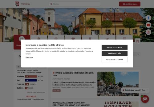 Zobrazit webové stránky Městský úřad Veltrusy