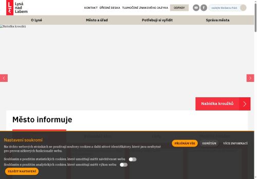 Zobrazit webové stránky Městský úřad Lysá nad Labem