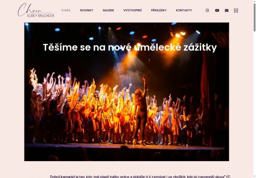 Zobrazit webové stránky Pěvecký sbor Elišky Erlichové