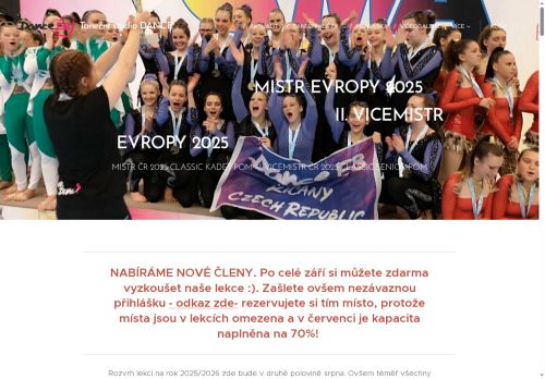 Zobrazit webové stránky Taneční studio Dance