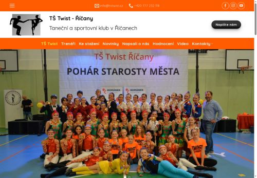 Zobrazit webové stránky TŠ Twist