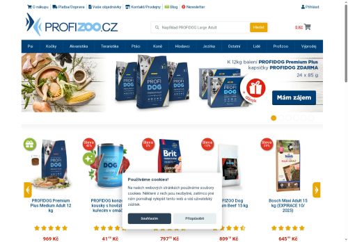 PROFIZOO s.r.o. nabízí práci na pozici PRODAVAČ/KA v pet shopu v obci Kolín