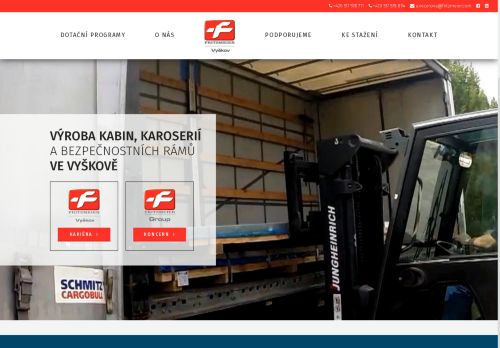 Fritzmeier s.r.o. nabízí práci na pozici Výrobní dělník/ce v obci Vyškov