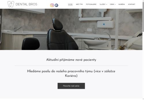 Zobrazit webové stránky Stomatologická ordinace Dental Bros - MDDr. Ondřej Hajko, MDDr. Ondřej Oleják