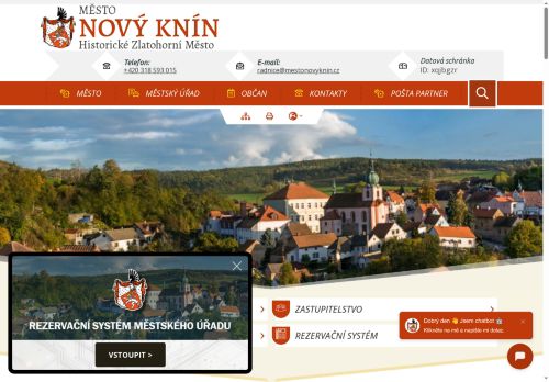 Zobrazit webové stránky Městský úřad Nový Knín